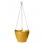 ELHO Кашпо с подвесом vibia campana hanging basket d26; h18см медово-желтый (honey yellow) (ш/к8016)