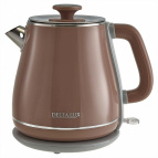 Чайник  DELTA LUX DE-1019  ДВОЙНОЙ КОРПУС, 1,8 л, 2200Вт, коричневый(12)