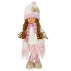Игрушка набивная "Девочка", L12 W6 H37 см