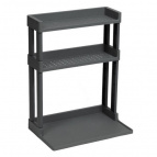 Подставка-органайзер VIKEA настольная 3-х ярусная (серый)