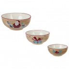 Набор из 3-х салатников, L10 W10 H4,5