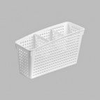 Органайзер "Лофт" с перегородками 245х95х140 мм (белый)