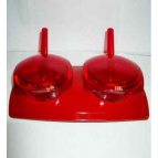 Набор банок д/соуса,с  ложками,2шт х 180мл 132340