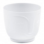 196 Кашпо АТЕНА Ø14см, выс.12 см 1,4л белый (biały)