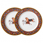 НАБОР ТАРЕЛОК ЗАКУСОЧНЫХ LEFARD "PASSAGE" 2 ШТ. 22,5 СМ (КОР=24НАБ.)