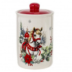 Ёмкость для сыпучих продуктов "Лошадь", 680 мл, L10 W10 H17 см