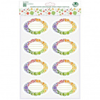 Наклейки на банки с консервацией "Прямо с грядки!". Набор 40 шт. Размер 10х7 см