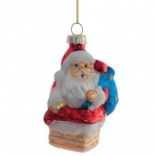 Украшение новогоднее "Дед Мороз", L5 W5,5 H9,5 см