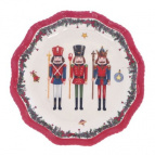 Тарелка "Щелкунчик", L21 W21 H3 см