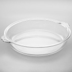 Круглая форма для запекания с ручками 2,2л  "ЗАБАВА" 298*263*53