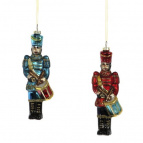 Украшение новогоднее "Солдат", L4 W3,5 H14 см, 2в.