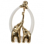 Фигурка декоративная "Слоны", L17 W6,5 H27,5 см