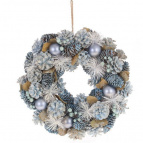 Изделие декоративное "Венок", L34 W8 H34 см