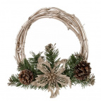 Изделие декоративное "Венок", L25 W8 H25 см