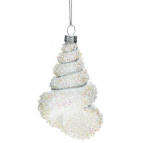 Украшение новогоднее "Ракушка, L7 W7 H12 см