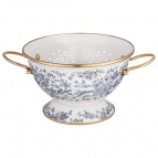 ДУРШЛАГ LEFARD ЭМАЛИРОВАННЫЙ, СЕРИЯ ROYAL GARDEN, 22*13 СМ