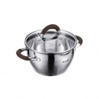 67-0216 Кастрюля со стекл. крышкой 2л; 16x9,5 см Linea Truffle