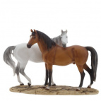 Фигурка декоративная "Лошади", L27,5 W11 H24 см