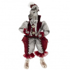 Игрушка набивная сидя "Лошадь" (муж), L18 W16 H43 см (полка 22 см.)