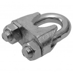 Зажим троса DIN 741, оцинкованный, 5мм, 2 шт, ЗУБР Профессионал 304416-05