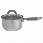 WEBBER BE-361/2 Ковш 2,1л  со стекл.крышкой, 16*9,5 см, нерж.сталь, капсул. индукци. дно (6)