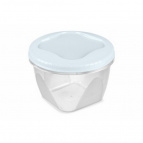 Банка с завинчивающейся крышкой "Тондо" 0,45л светло-голубая С284СГЛ