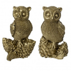 Фигурка декоративная "Сова", L4 W2,5 H6 см, 2в.