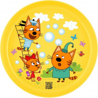 Детская тарелка Lalababy Три Кота 450 мл