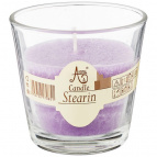 Свеча Ароматическая Стеариновая В Стакане Lavender Диаметр 7,5 См Высота 7,5
