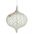 Украшение новогоднее "Шар", D 15 см, L15 W15 H19 см Полимерные материалы