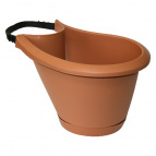 DRER220-R624 Кашпо на водосток RESPANA BELT 22*21,7, h17,8см 3,3л терракота (terracotta)