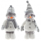Снеговик, L22 W12 H48 см (полка 36 см.), 2в.