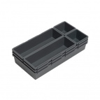 Лотки для хранения "Комбо 2" (серый)