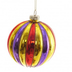 Украшение новогоднее "Шар", L10 W10 H11 см   Стеклянный