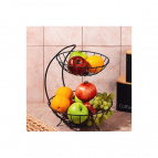 Корзина для фруктов 28*26,5*35,5 см "Черная" двухъярусная