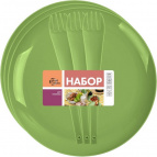 Набор для пикника Plast Team тарелки+вилки 3 шт.