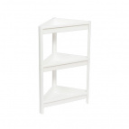 Этажерка VIKEA угловая 3-х ярусная (белая)