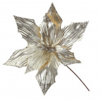 Цветок искусственный "Пуансеттия", L22 W22 H39 см