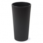 900 Кашпо LILIA ECO recycled jumper d-30 h-60 см черный (czarny) с вкладышем (вкладыш 041619)