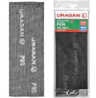 Шлифовальная сетка URAGAN абразивная, водостойкая № 400, 105х280мм, 5 листов