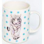 БЕЛЫЙ ТИГР, кружка 510мл, NEW BONE CHINA