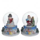 Фигурка декоративная в стекл. Шаре "Новый год", D 5 см, L5,5 W5 H6 см, 2в.