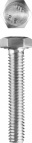 Болт ГОСТ 7798-70, M20 x 100 мм, 5 кг, кл. пр. 5.8, оцинкованный, ЗУБР