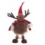 Игрушка набивная с подсветкой "Олень" (CR2032x2, прилаг.), L28 W14 H51 см