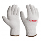 ЗУБР L-XL, х/б перчатки без покрытия, 10 класс (11445-XL)