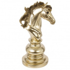 Фигурка декоративная "Шахматный конь", L11 W11 H26 см