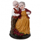 Фигурка декоративная "Бабушка с дедушкой", L9 W9 H14,5 см