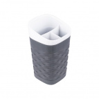 Стакан для зубных щеток Reef (серый)