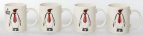 ПИНГВИН, кружка 350мл, МИКС 4 ДЕКОРА, NEW BONE CHINA