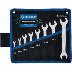 8 шт, 6 - 24 мм, набор рожковых гаечных ключей, Профессионал (27010-H8)